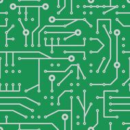 printed circuit seamless pattern