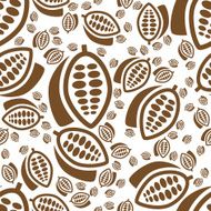 cocoa seamless pattern