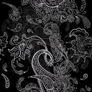 Paisley ornament seamless background N7