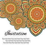 invitation mandala card N44