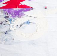 Abstract Grunge Background with Old Torn Posters