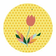 flower theme elements vector eps N120