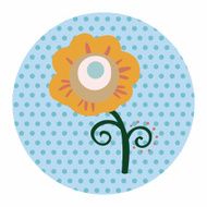 flower theme elements vector eps N123