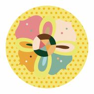 flower theme elements vector eps N130