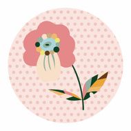 flower theme elements vector eps N131