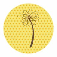 flower theme elements vector eps N135