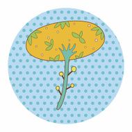 flower theme elements vector eps N136