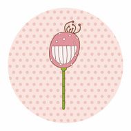 flower theme elements vector eps N137