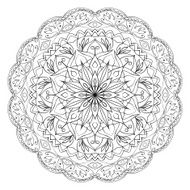 ethnic eastern circular pattern N2