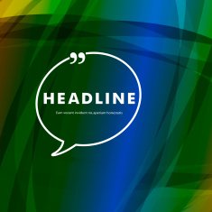 Abstract vector green and blue line background