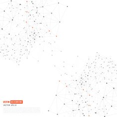 Vector network background abstract polygon triangle N14
