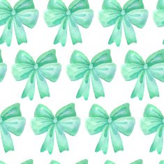 Set of seamless ornaments in pastel colors