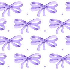 Set of seamless ornaments in pastel colors N2