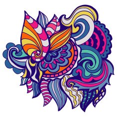 hand drawn pattern N46