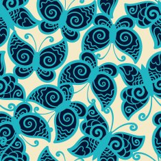 seamless background with butterflies N13