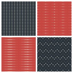 Seamless minimal dot patterns