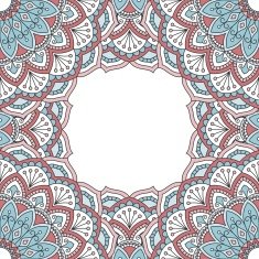 Floral oriental pattern N32