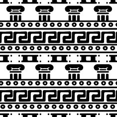 Greek borders seamless pattern