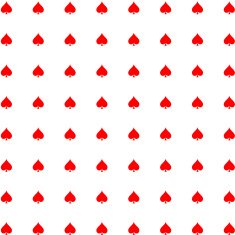 Hearts red background icon great for any use Vector EPS10