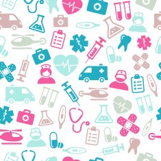 medical seamless pattern N4