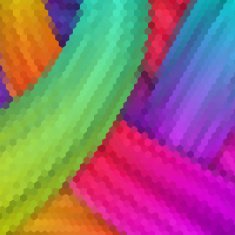 Hexagon color abstract background EPS 10