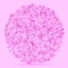 Fashion Circle Abstract Network Pattern