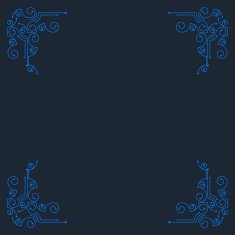 Vector vintage decorative frames N8