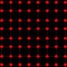 Hearts red background icon great for any use Vector EPS10 N2