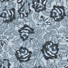 Seamless pattern with grow roses flowers