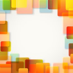 Abstract vector background of different color squares N2