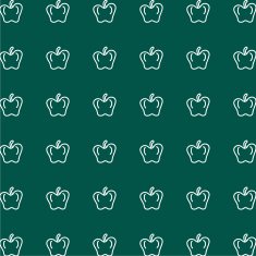 Apple green background icon great for any use Vector EPS10