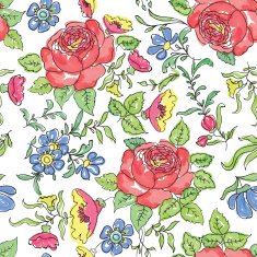 Floral seamless background Flower pattern N2