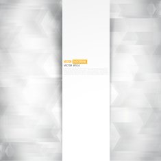 Vector Abstract geometric shape from gray cubes N42