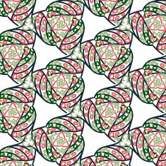 Lace floral ethnic ornament seamless pattern N6