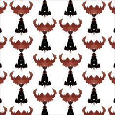 Lace floral ethnic ornament seamless pattern N7