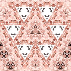 Lace floral ethnic ornament pattern