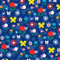 Butterflies and flowers N4