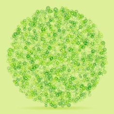 Meadow Circle Abstract Network Pattern