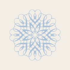 celtic knot pattern card mandala amulet N6