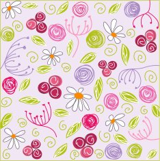 Floral Greeting Card N51