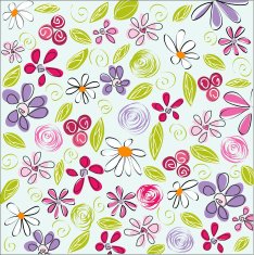 Floral Greeting Card N52