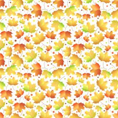 Maple leaves autumn pattern
