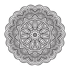 celtic knot pattern card mandala amulet N7