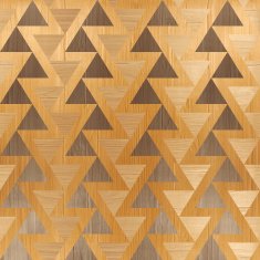 Abstract triangle pattern - seamless background wooden