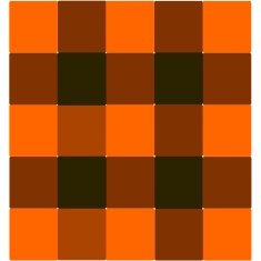 Orange black Tablecloth Pattern background N2