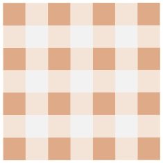 Orange Black checkered tablecloths pattern N3