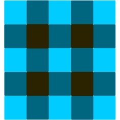 Blue black Tablecloth Pattern background