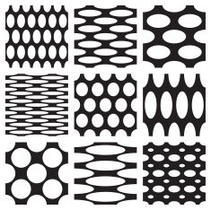 Set of elegant dot patterns N3