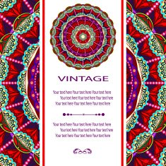 invitation mandala card N38