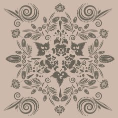 Seamless Pattern with floral ornament N98